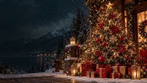 Christmas · New Year’s Eve decoration artwork
