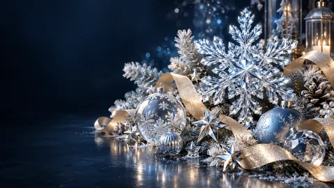 New year · Winter decoration artwork