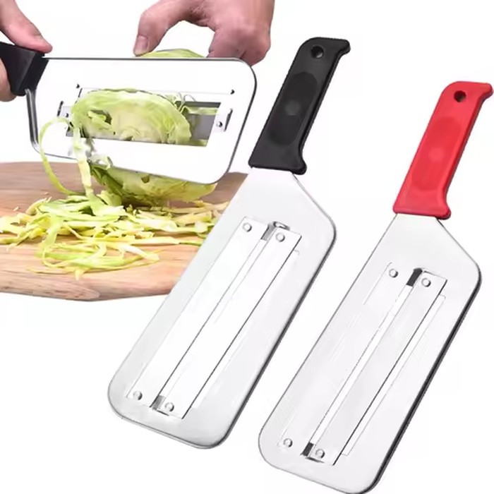 Cabbage Kitchen Knife Stainless Steel Dual Blades Peeling Tool Kitchen Vegetable Fruit Cutter Slicer Chopper Household Gadgets