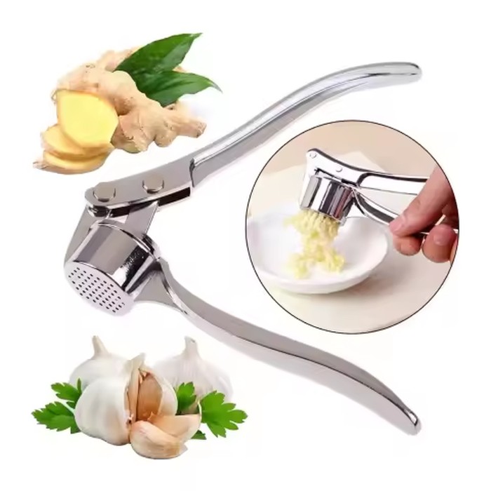 Kitchen Garlic Press Crusher Mincer Stainless Steel Garlic Smasher Squeezer Manual Press Grinding Tool Kitchen Accessories