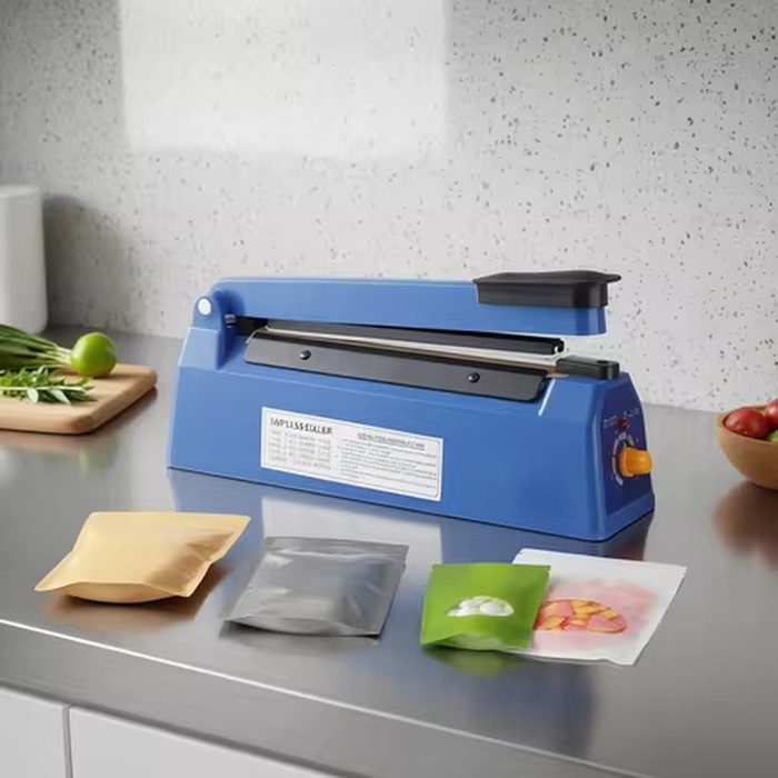 Sealing Machine Electric Heat Sealer Hand Press Vacuum Food Plastic Bag Bobo Ballons Impulse Fast Heat Sealer Packaging Machine