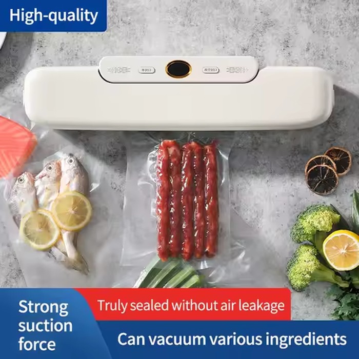 Automatic Vacuum Sealer Machine One-Touch Food Preserver for Dry Foods with Powerful Suction for Home Kitchen Commercial Use