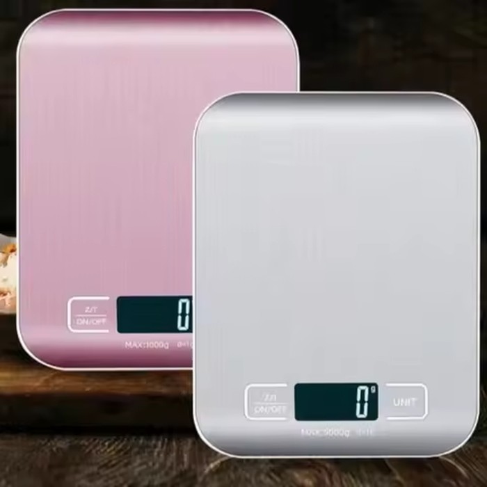 10kg Kitchen Scale,Digital Kitchen Scale with Tare Function, Electronic Coffee Brewing Scale, LCD Display Stainless Steel Screen