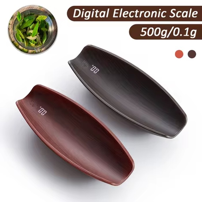 Portable Digital Scale 500g/0.1g High Precision Kitchen Scale with USB Charging Tea Coffee Bean Spices Electronic Weighing Scale