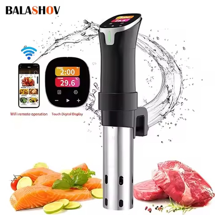 1100W Vacuum Sous Vide Cooker IPX7 Waterproof Electric Slow Cooker Immersion Circulator Accurate Cooking With Digital Display