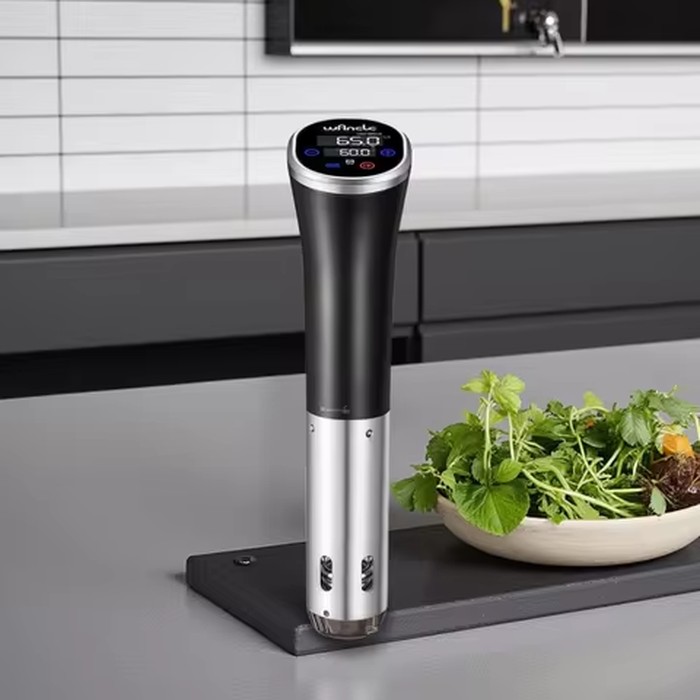 Wancle Vacuum Sous Vide Cooker IPX7 Waterproof Heater Immersion Circulator Slow Cooker with Digital Display Reservation Function