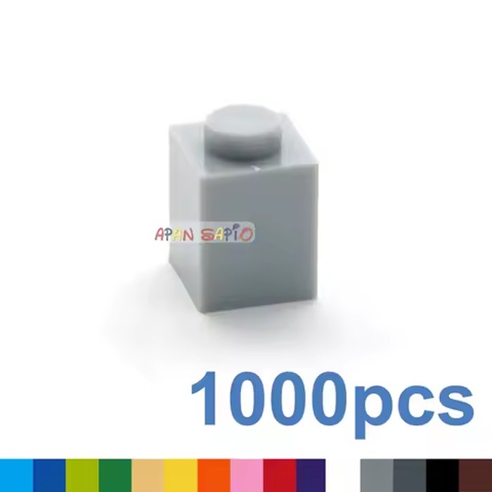 1000pcs Building Blocks Toys thick 1x1 16Color Bricks Size Compatible With 3005 bricks kids Toys Educational for children
