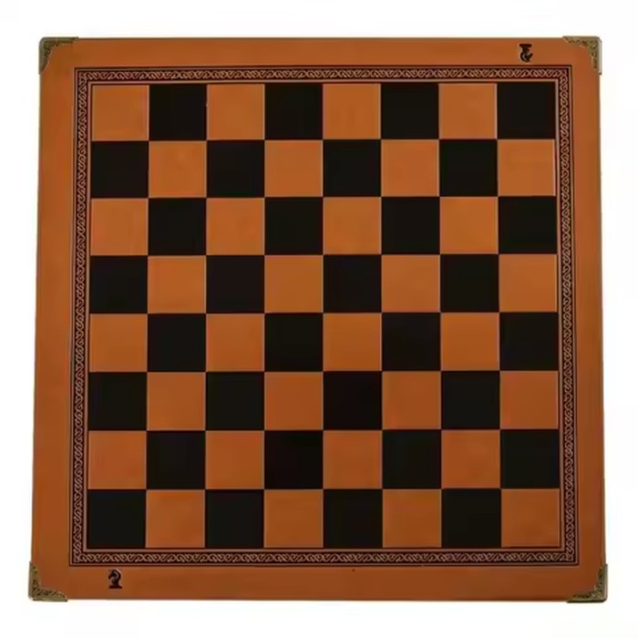 U2JB Embossed Design Roll Up Chess Board Portable PU Leather Chess Board Game Size Chess Board for Family Recreation for Play
