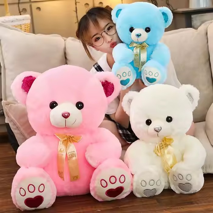 Hot Huggale High Quality Toy Cute Cartoon Big Teddy Bear Plush Toys Stuffed Plush Animals Bear Doll Birthday Gift For Children