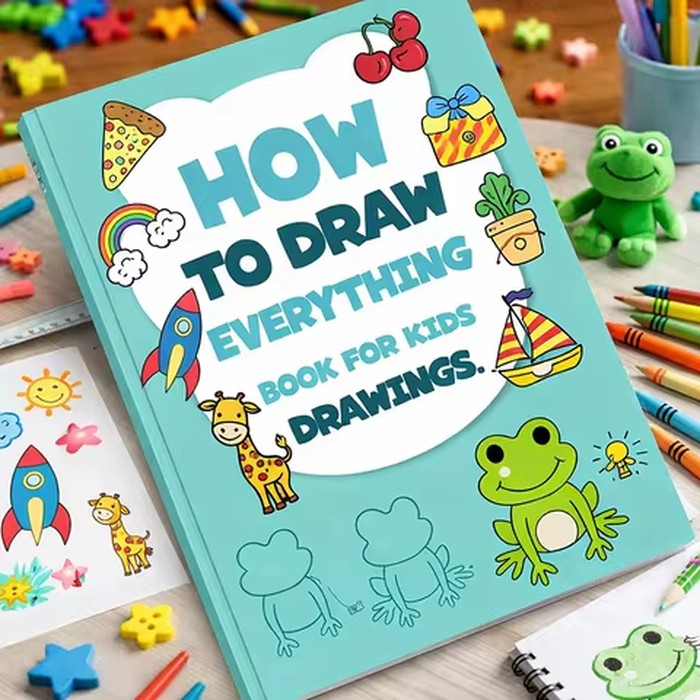 Drawing Books for Kids Step By Step Learn How to Draw Everything Easy Tutorial Creative Gift Childrens Art Set