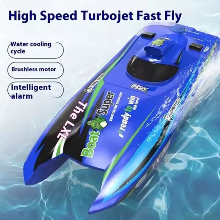 TX768 2.4G RC Boat Turbojet Brushless Motor High Speed Remote Control Boat Watercraft SpeedBoat Toys for Children Boys Gift