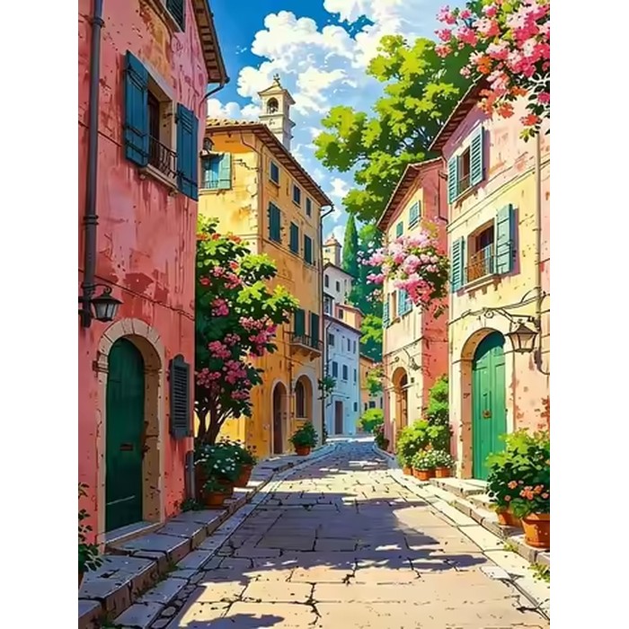 Town Landscape 500/1000/1200/2000 PCS Jigsaw Puzzles Family Activity Relaxing Games for Living Room Home Decor Gift