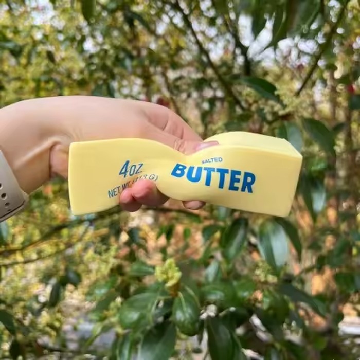 Decompression Toy Butter Stick Squishy Fidget Toys Elastic Cheese Stick Fun Squeeze Anxiety Relief Game Birthday Gift