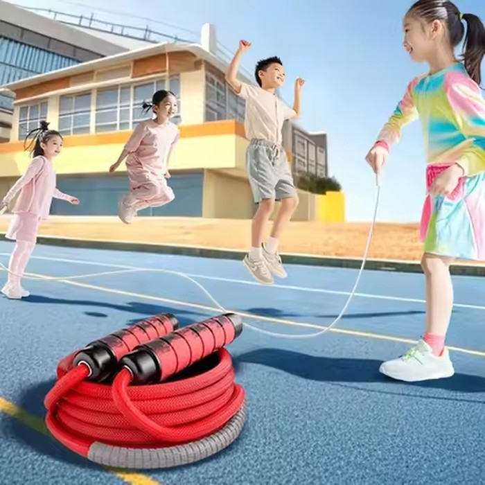 Outdoor Group Jump Rope for Kids & Adults Heavy-Duty 9MM Thick Team Skipping Rope with Storage Bag School & Camp Activity