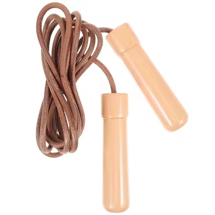 Wood Handle Sports Jump Rope Weighted Fitness Skipping Rope Outdoor Exercise Endurance Training Grip Sports Supplies