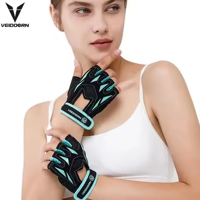2025 Gym Gloves for Men Women Weight Lifting Half Finger Breathable Anti Slip Training Fitness Workout Gloves