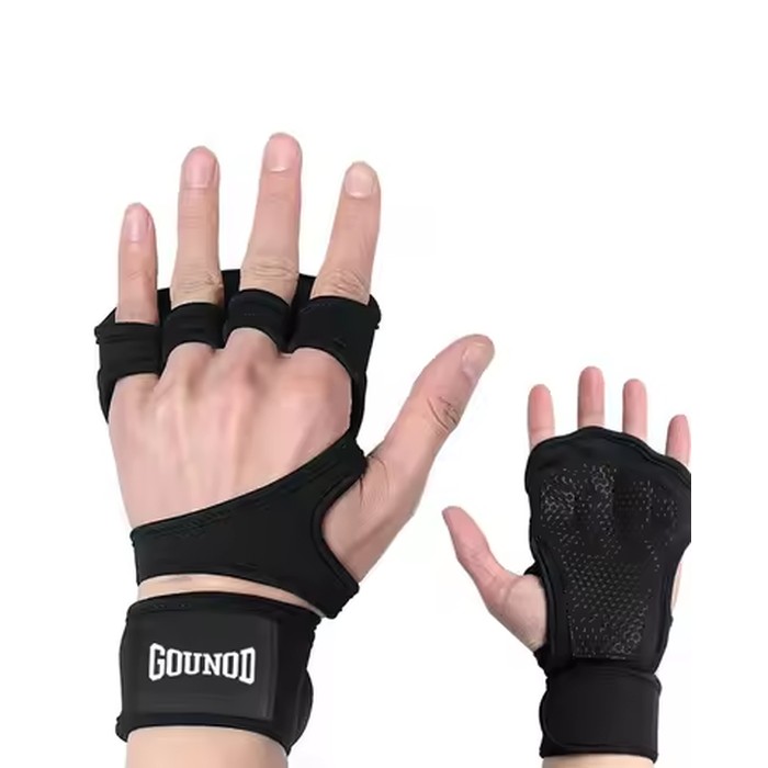2PC/1pair GOUNOD Training Sport Gloves Workout Gloves Fitness BodyBuilding Weightlifting Gym Hand Wrist Palm Protector Gloves