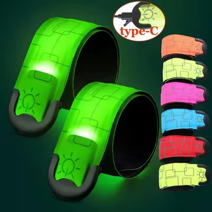 Night Running Armband LED Light Band Cycling Safety Armband Outdoor Sports Safety Arm Belt Leg Warning Wristband