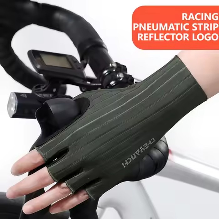 GTUBIKE New Cycling Gloves Thicked Padded Palm for Comfort - Aero Fabric Reduces Drag - for Men and Women’s Bike Racing