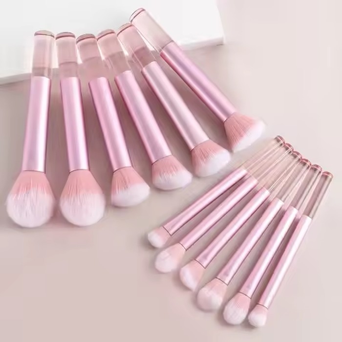 12pcs Makeup Brush Kit Soft Synthetic Hair Make Up Brushes Foundation Blush Eyeshadow Cosmetic Makeup Tools
