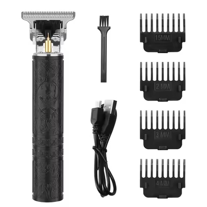 Beard & Hair Trimmer Men, Vintage Hair Clippers, Next-Gen Upgrade | 180-min Running time, Metal Wire Drawing Process, Type-C Rechargeable, Cordless Electric Shaver & Razor Edgers Trimmer