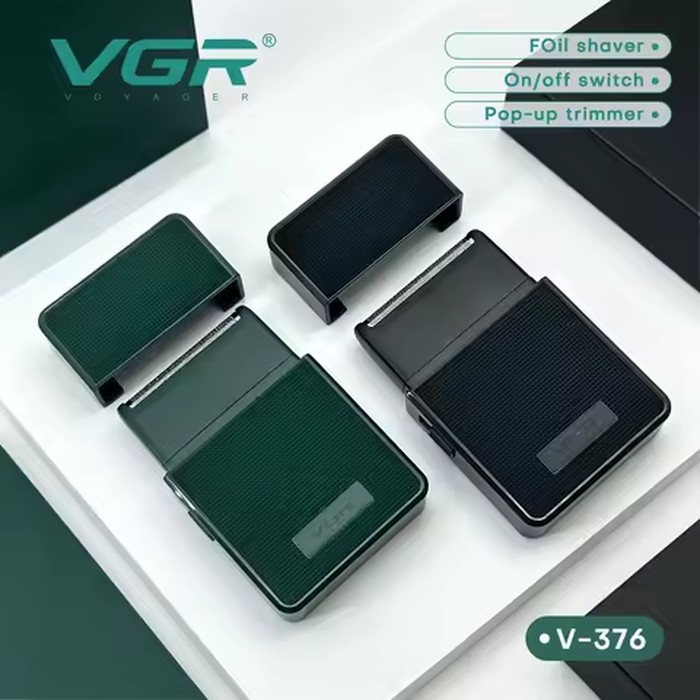VGR Razor Rechargeable Shaver Professional Beard Trimmer Travel Hair Trimmers Reciprocating Shaving Machine for Men V-376