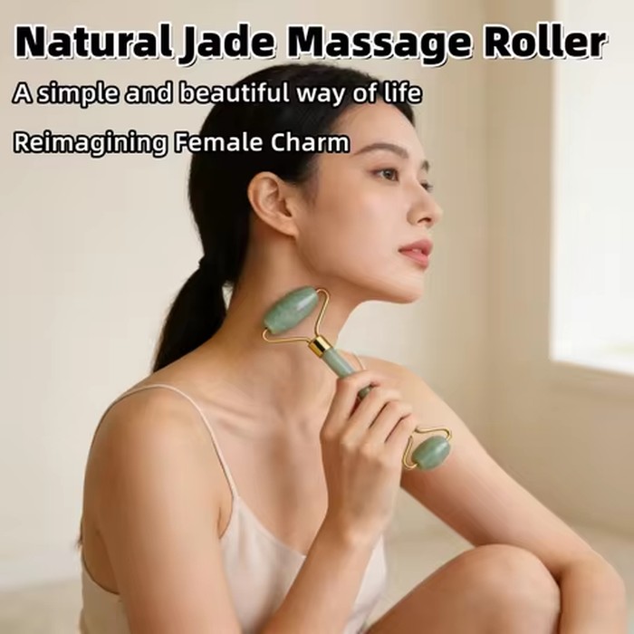 Gua Sha Body Massage Face Gouache Scraper Roller Set Face Lift Devices Natural Relax Massager Jade Scraping Board Eye Beauty
