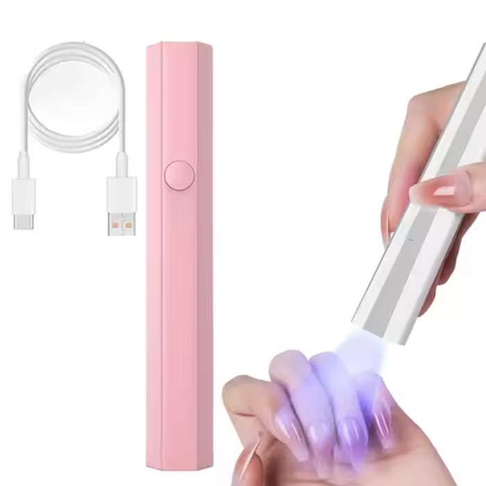 Handheld Nail UV Lamp With Screen Display, Suitable For Gel Manicure, Mini Nail Lamp, Portable LED Nail Dryer, USB Nail Curing Machine, Quick Curing Nail & Foot Care Tool