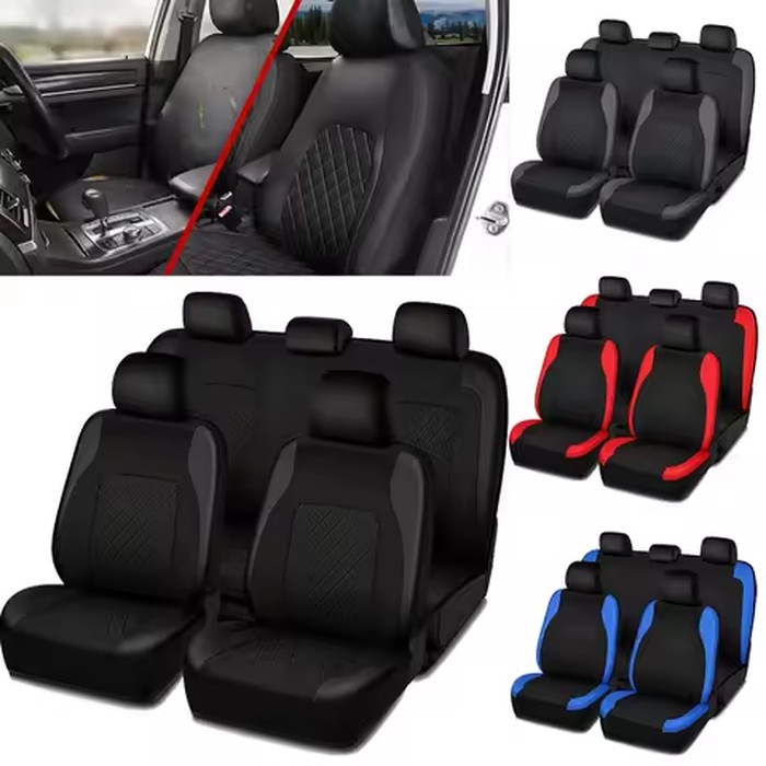 PU Car Seat Cover Artificial Leather Material Car Interior Seat Cover