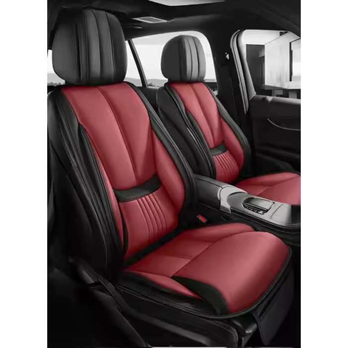 Universal Ergonomic Car Seat Cover Built-in 6cm Lumbar Support and Leg Bolster Breathable SUV Sedan Cushion Car Seat Protection