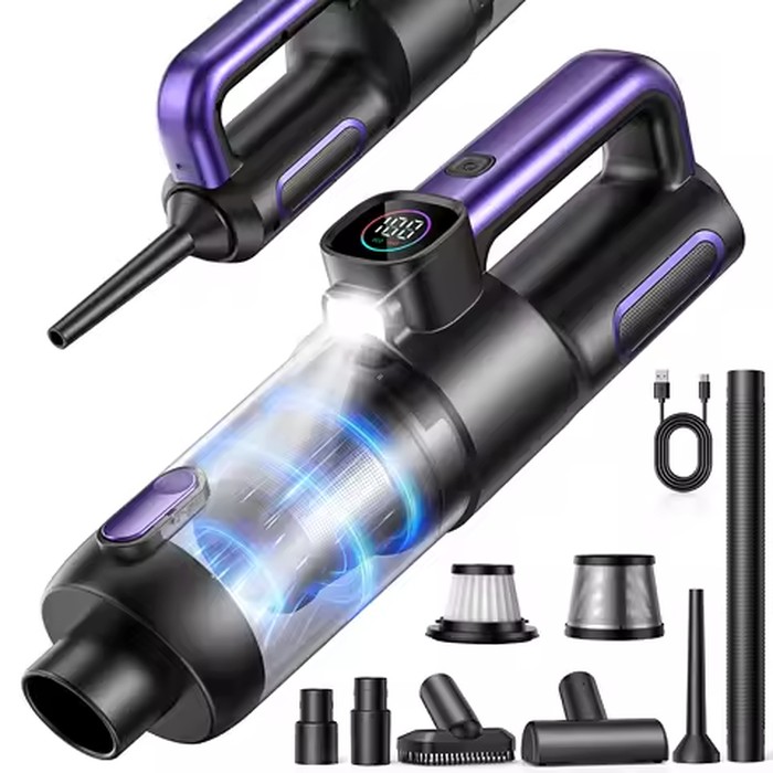 Cordless Handheld Vacuum, Home and Car Small Household Pumps Handheld Machine Powerful Cordless