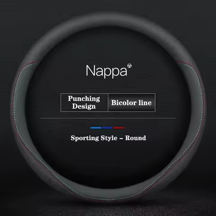 38CM 40CM 42CM 45CM 47CM Car Truck Extra Large Artificial Leather Steering Wheel Braid Cover Universal Auto Interior Accessories