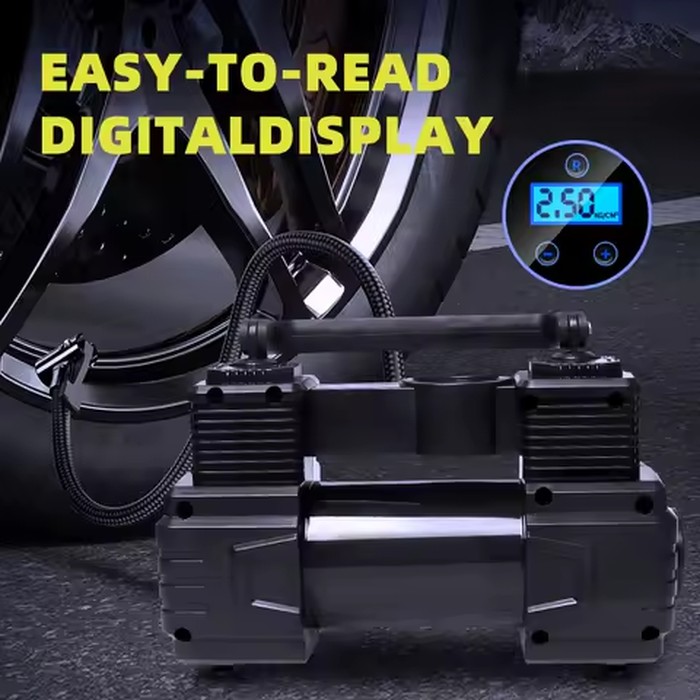 Car Air Pump Car Accessories Car Tire Electric Inflator 12V Car Tire Electric Multifunctional Convenient Small Car Inflator Wired Inflation