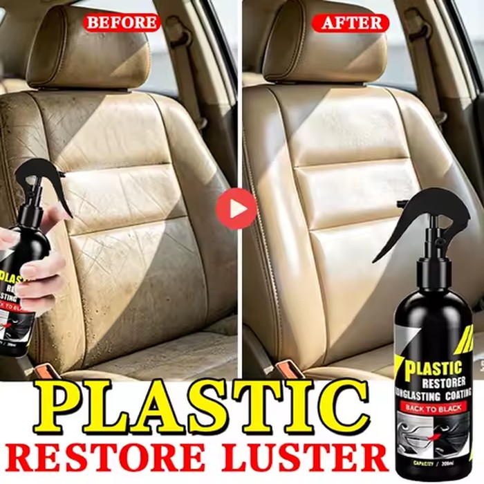 1PCS Car Plastic Restorer Back To Black Gloss Plastic Renovator Long Lasting Coating Leather Restore Interior Repair Care Kit
