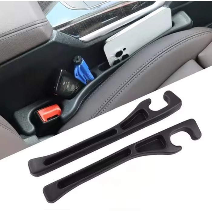 Car Seat Gap Filler Organizer Seat Crevice Storage Holder Auto Seat Side Gap Plug Strip Phone Key Coin Bottle Storage Universal Car Interior Accessories