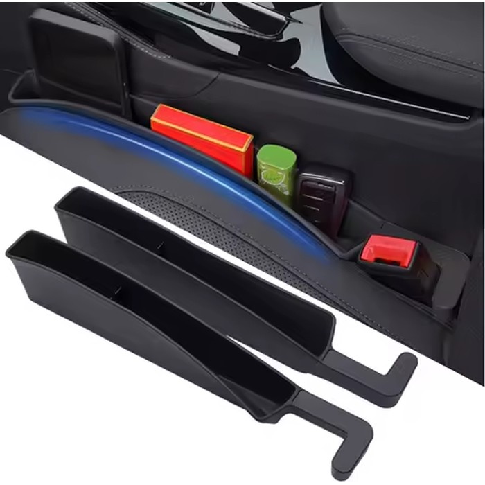 Car Seat Gap Filler,Car seat Side Gap Organizer with Phone Holder &Storage Slot,Auto Interior Accessories,Car Catcher Plug Strip