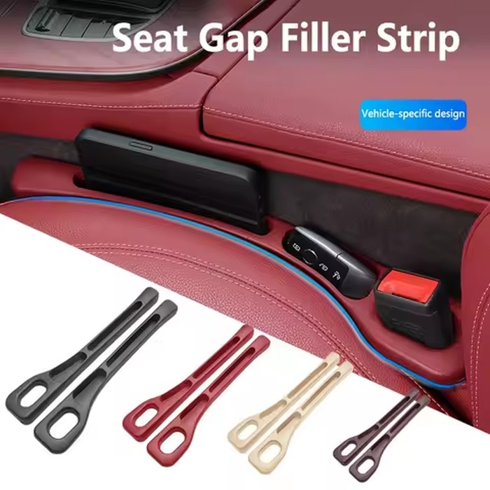 2pcs Car Seat Gap Filler Universal Various Vehicle Models Anti-Drop Interior Trim Accessories for Car Seat Side Gap Storage