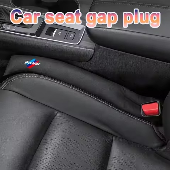 Soft Faux Suede Car Seat Gap Plug - Crevice Filler, Durable, Easy Install, car accessories,for BMW M power