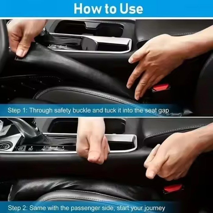 For Honda Car Seat Gap Filler Leather Leak Pads Plug Spacer Car Interior Decorative Accessories Filling