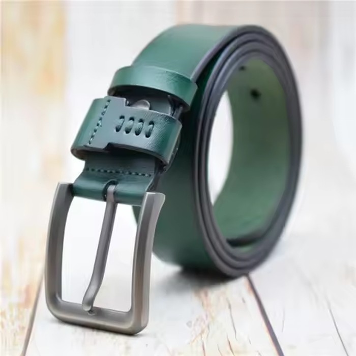 Genuine Leather Belt Man Purple/green/blue/coffee/black/red Men Designer Belts Cummerbunds Large Size 95 -130CM Waist Belts Male
