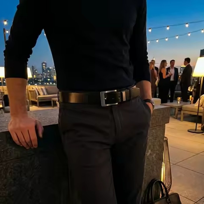 New Men's Cow Leather Belts Luxury Strap Male Belts For Fashion Classice Vintage Pin Buckle High Quality Designer Belt Plus Size
