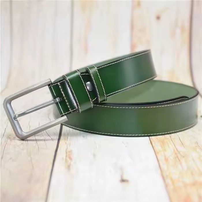 Men Belt Cow Leather Black/blue/coffee/white/green/red Alloy Pin Buckle Designer Belts for Man 3.8CM Width Waist Belt 100-130CM