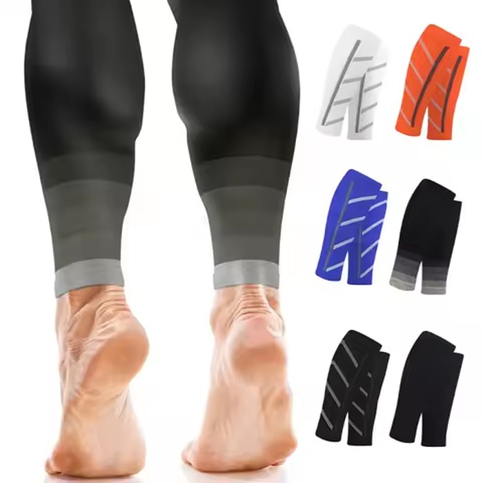 Calf Compression Sleeves Sports Socks Long Pressure Stockings Leg Sleeve Support Assists Leggings Sleeves Suitable For Marathon
