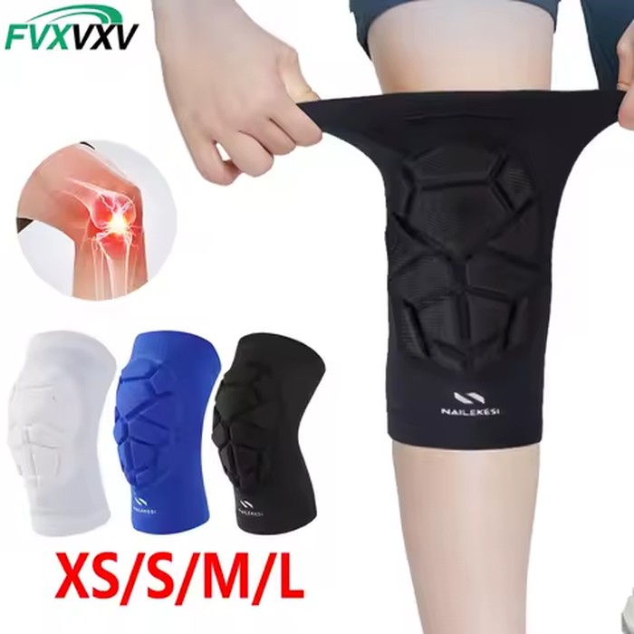 1PCS Basketball Knee Pad for Kids Youth,Compression Anti-slip Knee Sleeve for Baseball Volleyball Football,Sports Knee Protector