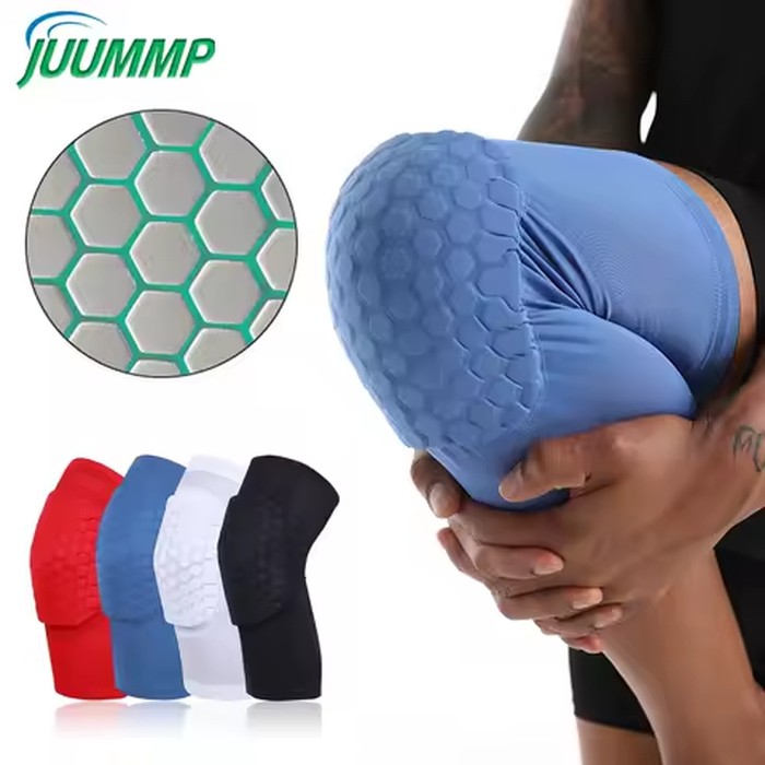 1Pcs/2Pcs Knee Pads for Kids Youth Adult, Basketball Baseball Knee Brace, Knee Support Compression Knee Sleeve for Cycling Runni
