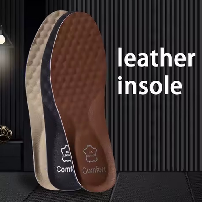 leather breathable insoles Arch support orthopedic insole Shock absorbing sole men Sneakers Leather shoes Insoles 2pcs/4pcs