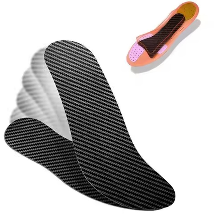 Carbon Fiber Insole For Men Running Sports Foot Insert Breathable Shoes Pads Female Sport Shoe-pad Orthotic Shoe Sneaker Insoles
