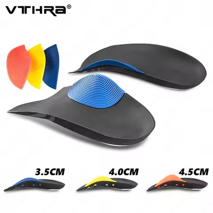 Premium Arch Correction Orthopedic Insoles TPU Lightweight Height Adjustable Insoles Orthopedic Orthotic Insoles for Flat Feet