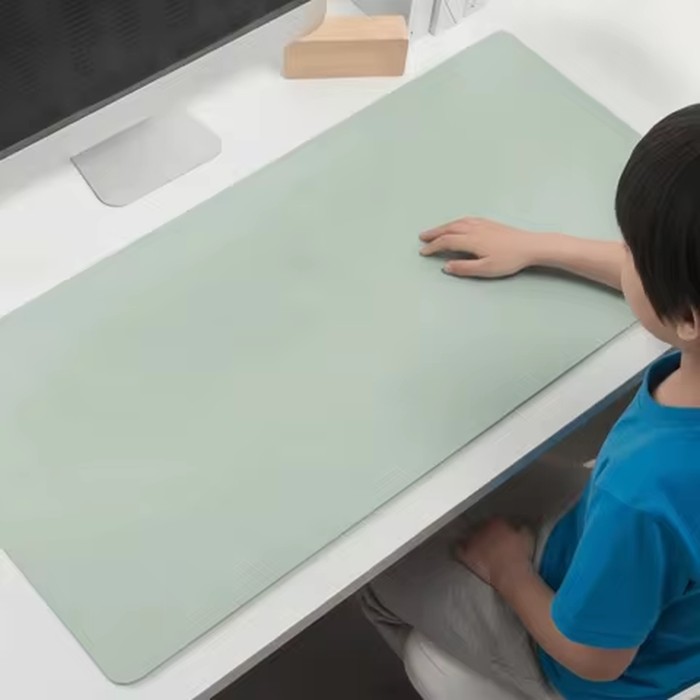 Desk Blotter Leather Writing Pad Cork Large Table Protector Waterproof Premium Keyboard Mat Study