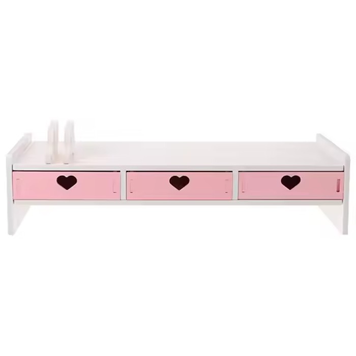 1Pcs Computer Screen Riser Stand with Drawer Monitor Elevator for Desk Organization Heavy Duty Stable Structure Comfortable
